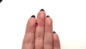 0.42ct 5.56x4.00x2.55mm Pear Brilliant Sapphire 27956-15
