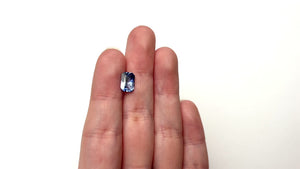 3.08ct 9.74x6.93x4.51mm Cut Corner Rectangle Brilliant Sapphire 27471-01