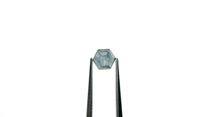 1.49ct 7.44x6.42x3.07mm Hexagon Portrait Cut Sapphire 22266-38