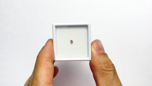 0.18ct 3.93x2.87x2.01mm GIA SI2 Fancy Pink Oval Brilliant 🇦🇺 24091-01