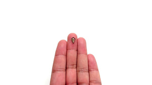 0.86ct 10.03x6.37x2.25mm Kite Rosecut Sapphire 26327-36