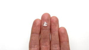1.21ct 7.99x7.63x2.44mm Pear Rosecut 27066-06