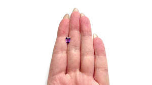 1.02ct 7.62x5.92x2.82mm Shield Step Cut Sapphire 28256-01