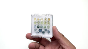 OFFLPAR 31.44cttw 21pc Portrait Cut Sapphire Parcel 23474-63