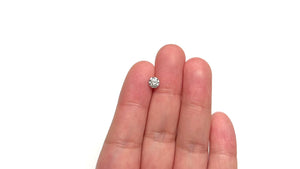 0.66ct 5.34x5.38x3.52mm Fancy Grey Round Brilliant 18968-10