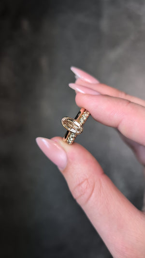 0.49cttw Champagne Round Brilliants <br> <b>H&F Jewellery</b> | Celestial Band