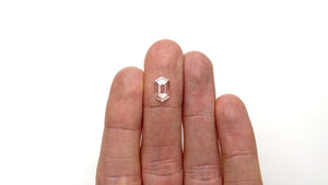 0.97ct 10.48x6.04x1.50mm I1 J Hexagon Rosecut 25133-01