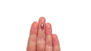 0.91ct 12.78x6.53x1.57mm Kite Rosecut 26780-32