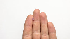 0.50ct 6.21x3.75x2.84mm GIA SI2 Fancy Orangy Pink Pear Brilliant 24130-01