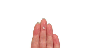 0.61ct 5.94x5.15x2.42mm Hexagon Rosecut 25457-25
