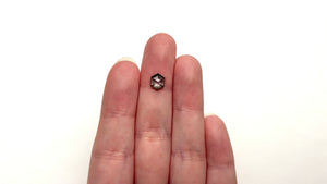 1.14ct 7.73x6.25x3.07mm Hexagon Rosecut 27538-02