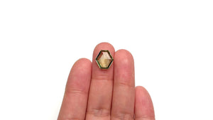 6.70ct 12.38x12.11x4.67mm Hexagon Rosecut Sapphire 22693-02