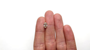 1.91ct 9.59x6.17x4.14mm GIA SI1 W-X Geo Oval Step Cut 🇿🇦 26110-01