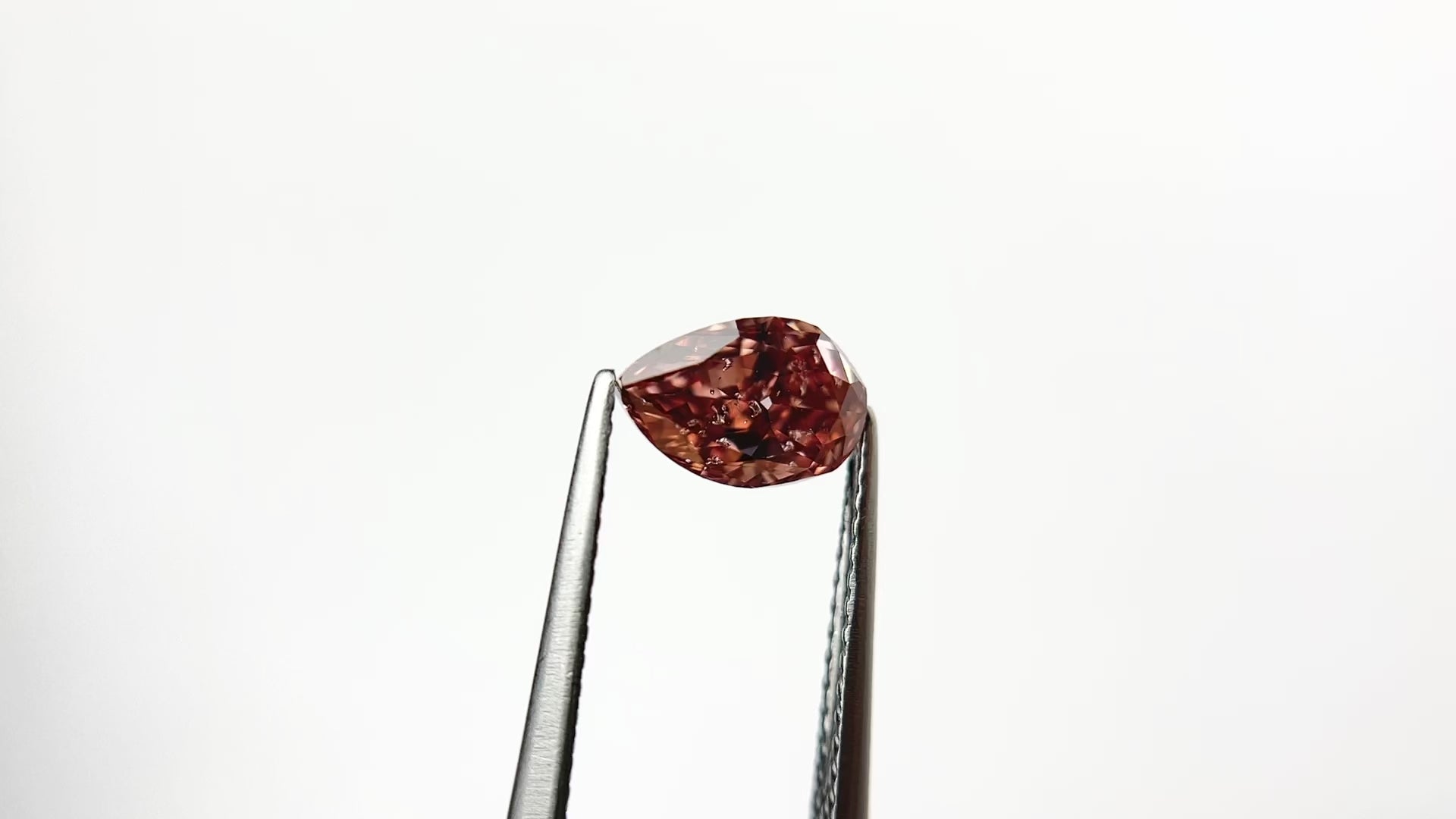 1.50ct 8.44x5.77x3.82mm GIA Fancy Deep Orangy Pink Pear Brilliant 🇦🇺 24152-01