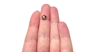 1.09ct 7.93x6.14x2.77mm Hexagon Rosecut 27537-07