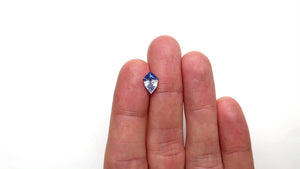 2.51ct 10.56x7.06x4.87mm Shield Brilliant Sapphire 26357-01