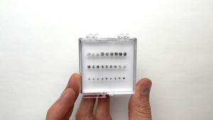 2.80cttw 27pc Ombre Round Brilliant Melee Parcel SPRDBR-01