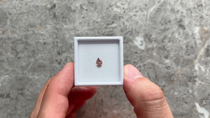 0.68ct 7.06x4.68x2.76mm VS2 Fancy Brownish Pink Pear Brilliant 🇦🇺 24112-01