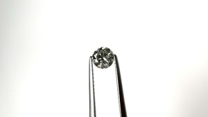 0.60ct 5.14x5.12x3.50mm Fancy Grey Round Brilliant 18968-17