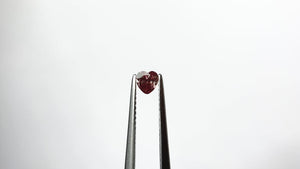 0.30ct 4.16x3.94x2.43mm GIA SI2 Fancy Deep Orangy Pink Heart Brilliant 🇦🇺 24122-01