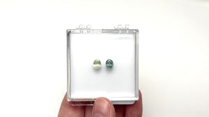 OFFLINE PARCEL 2.89cttw 2pc 7x6mm Oval Brilliant Sapphire Parcel 26160-01