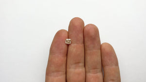 1.03ct 5.84x5.36x3.52mm VS2 Fancy Light Brown Cushion Brilliant 🇦🇺 24114-01
