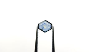 1.26ct 7.53x6.91x2.53mm Hexagon Portrait Cut Sapphire 23474-45