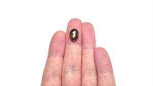 3.76ct 12.13x8.26x4.25mm Oval Rosecut 27541-03