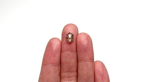 1.50ct 10.04x6.23x2.88mm Hexagon Rosecut 24511-03