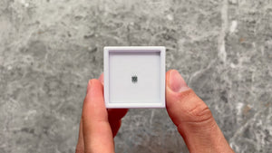 0.30ct 3.99x3.44x2.31mm GIA SI1 Fancy Grey-Blue Cushion Brilliant 24142-01