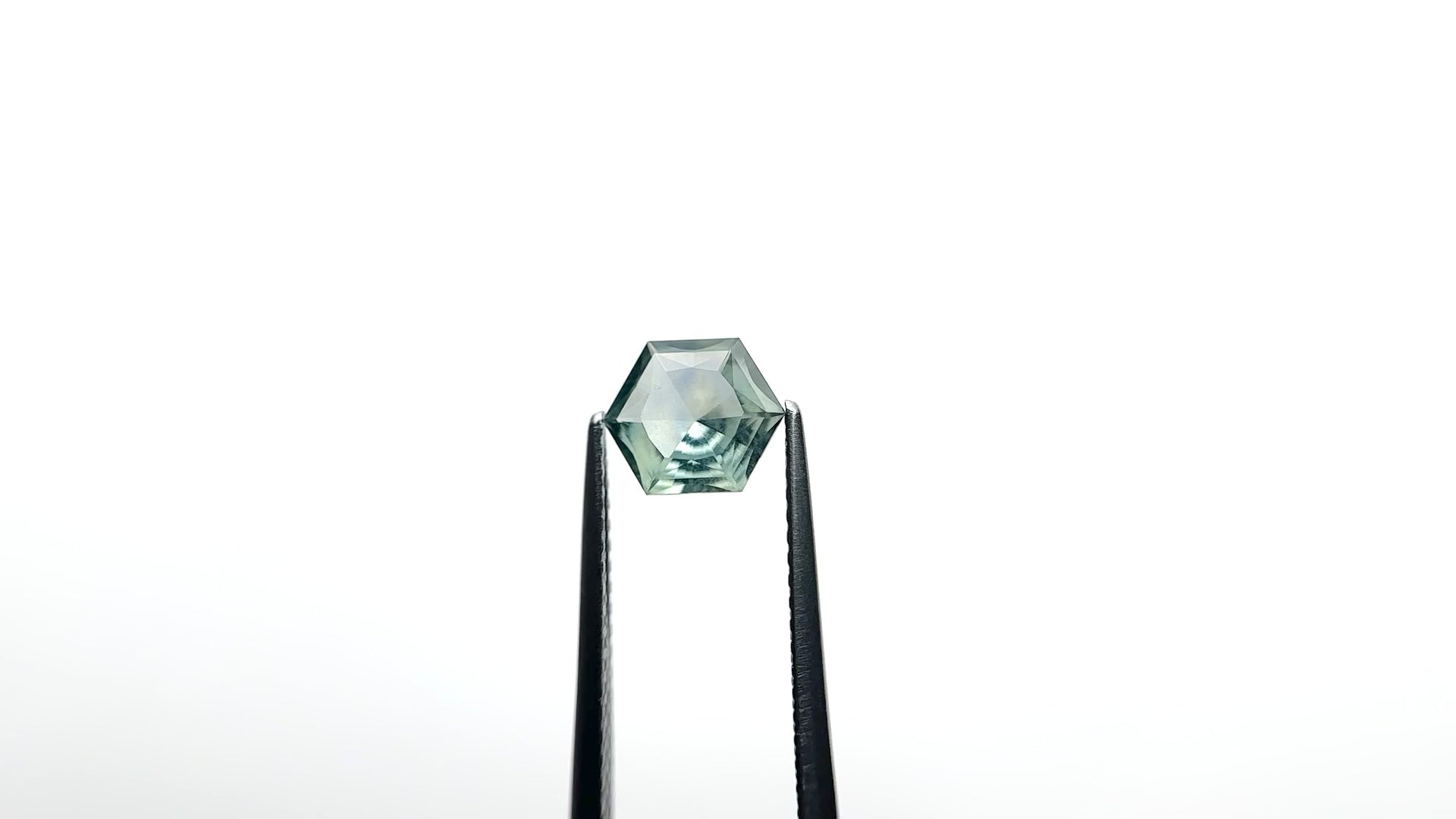 1.09ct 7.61x6.49x3.09mm Hexagon Brilliant Sapphire 22434-128