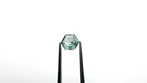 1.09ct 7.61x6.49x3.09mm Hexagon Brilliant Sapphire 22434-128