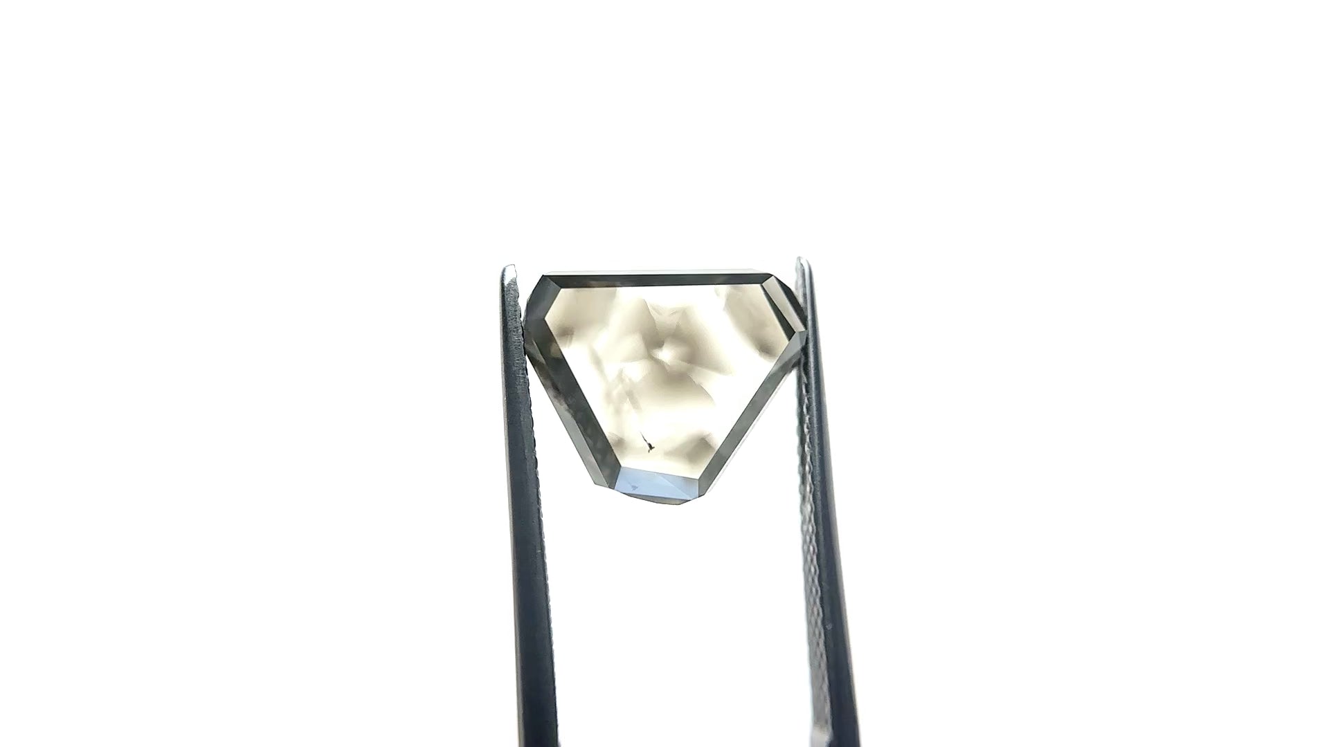 3.68ct 10.25x12.35x2.56mm Shield Portrait Cut 27785-03