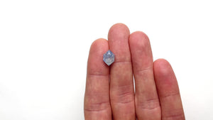 4.47ct 11.26x7.87x7.07mm Hexagon Brilliant Sapphire 27161-01