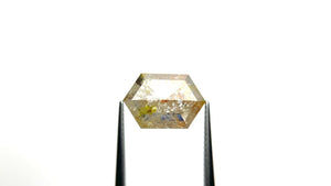 4.83ct 14.36x9.64x3.86mm Hexagon Rosecut 23864-02