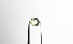 1.30ct 8.55x6.34x2.81mm Hexagon Rosecut 27223-23