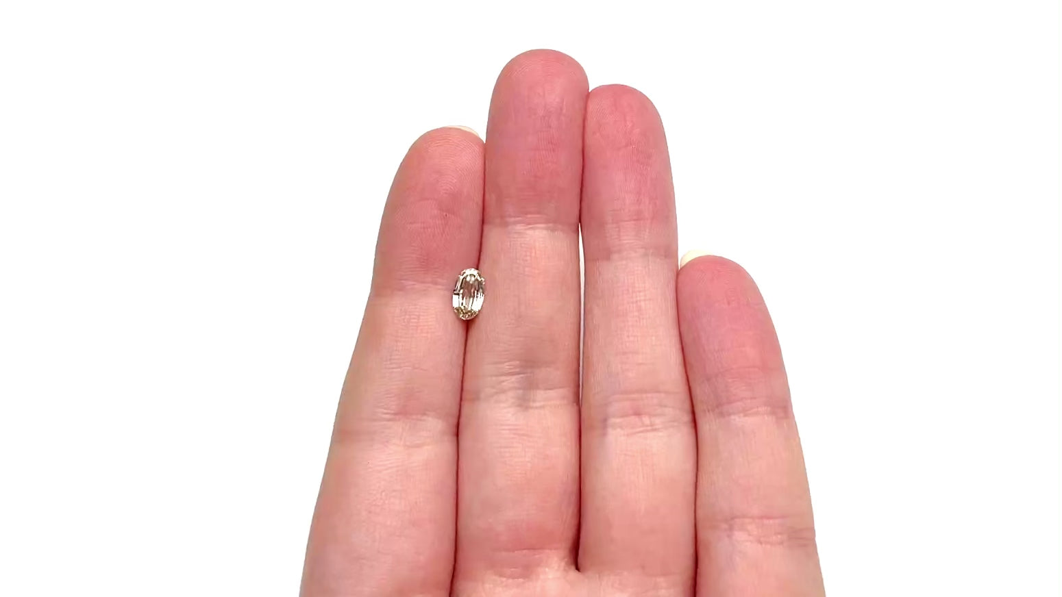 0.70ct 7.61x4.49x2.46mm VS2 O-P Geo Oval Step Cut 🇿🇦 27526-01