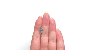 3.76ct 14.07x7.76x4.63mm Geo Pear Step Cut 25485-01
