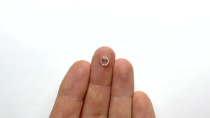 0.71ct 6.15x6.43x1.79mm VVS2 K Hexagon Portrait Cut 27067-01