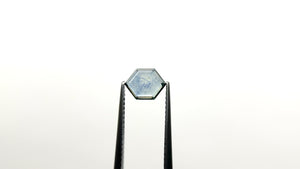 1.12ct 8.06x6.02x2.09mm Hexagon Portrait Cut Sapphire 23474-38