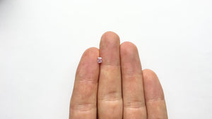 0.30ct 4.43x3.39x2.27mm GIA SI2 Fancy Intense Purple-Pink Cushion Brilliant 🇨🇦 24164-01