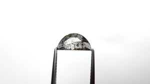 1.27ct 10.80x5.44x2.49mm Half Moon Rosecut 25806-10