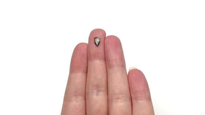 0.50ct 8.25x4.75x1.18mm Shield Rosecut Sapphire 22436-10