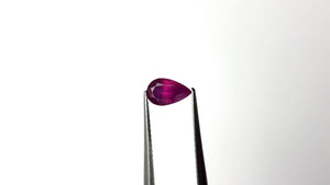 0.79ct 7.59x4.58x3.26mm Pear Brilliant Ruby 27956-24