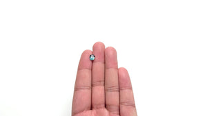 1.11ct 6.85x5.86x3.43mm Cushion Brilliant Sapphire 26619-05