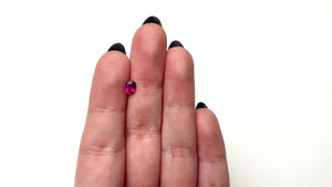 0.67ct 6.01x4.44x2.86mm Oval Brilliant Ruby 27956-23
