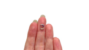 1.23ct 9.54x6.09x1.87mm Hexagon Portrait Cut Sapphire 25715-04