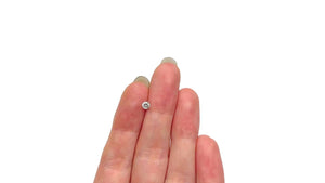 0.19ct 3.56x3.55x2.17mm Round Brilliant Sapphire 25440-01