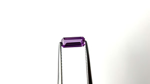 0.47ct 7.48x3.21x1.78mm Cut Corner Rectangle Baguette Step Cut Sapphire 23159-01