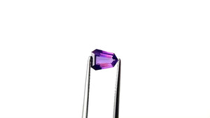 1.02ct 7.62x5.92x2.82mm Shield Step Cut Sapphire 28256-01